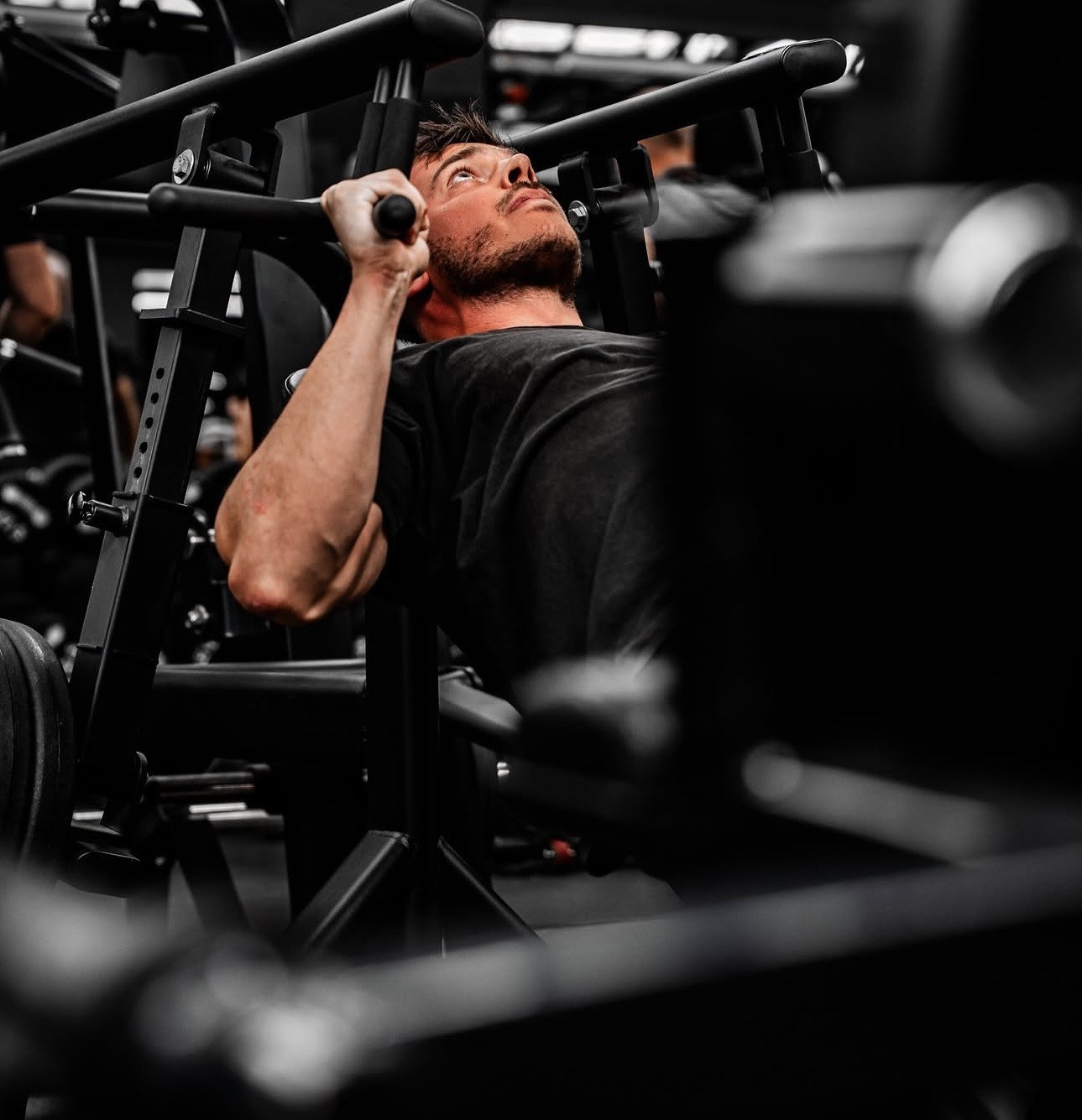 Cameron and Ethan training